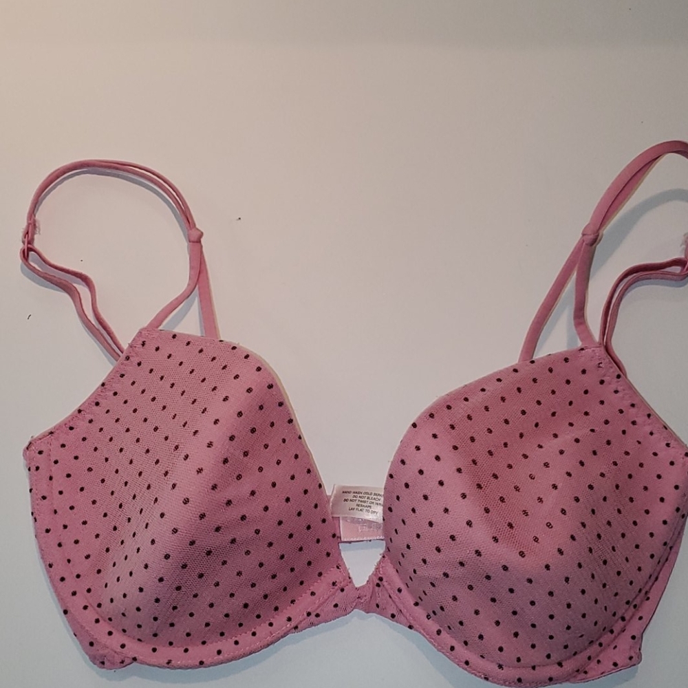 Pink Dot Victoria Secret Y2K Bra 34C